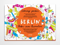 obálka: Plagát na vyfarbenie - Berlín