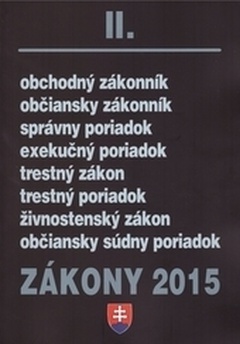 obálka: Zákony II-2015