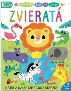 obálka: Zvieratá - Samolepky krok za krokom