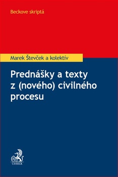 obálka: Prednášky a texty z (nového) civilného procesu