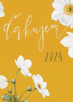obálka: Diár pre veriacu ženu 2024: Ďakujem
