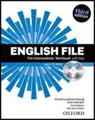 obálka: English File Third Edition Pre-intermediate Workbook with Answer Key and iChecker