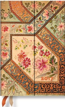 obálka: Diář Filigree Floral Ivory 2017 HOR