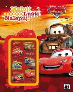 obálka: Autá Maľuj! Lúšti! Nalepuj!