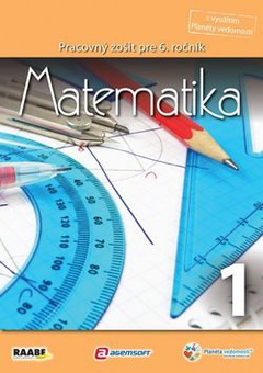 obálka: Matematika Pracovný zošit pre 6. ročník 1