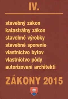 obálka: Zákony IV/2015