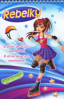 obálka: Rebelky -8 strán skvelých samolepiek