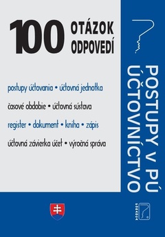 obálka: 100 otázok a odpovedí Postupy v PÚ účtov