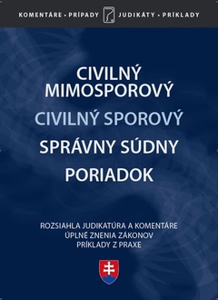 obálka: Civilný sporový, Civilný mimosporový a Správny súdny poriadok