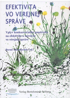 obálka:  Efektivita vo verejnej správe 