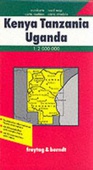 obálka: Keňa, Tanzánia, Uganda 1:2 000 000 automapa