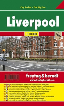 obálka: Plán města Liverpool 1:10 000