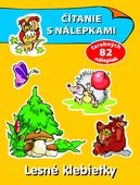 obálka: Čítanie s nálepkami. Lesné klebietky