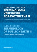 obálka: Slovensko-anglická terminológia verejného zdravotníctva II.