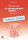 obálka: Pomocník zo slovenského jazyka 5 (zošit pre učiteľa)