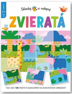 obálka: Zvieratá - Skladaj a nalepuj