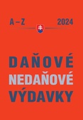 obálka: Daňové a nedaňové výdavky 2024