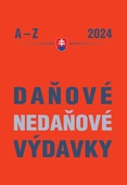 obálka: Daňové a nedaňové výdavky 2024