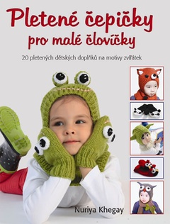 obálka: Pletené čepičky pro malé človíčky