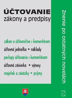obálka: Účtovanie zákony a predpisy
