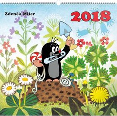 obálka: Krteček - nástěnný kalendář 2018