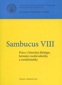 obálka: Sambucus VIII. Práce z klasickej filológie, latinskej medievalistiky a neolatinistiky