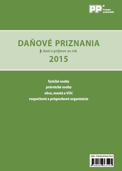 obálka: Daňové priznania k dani z príjmov za rok 2015