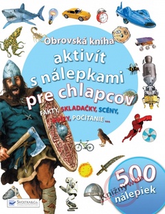 obálka: Obrovská kniha aktivít s nálepkami pre chlapcov