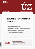 obálka: UZZ 35/2014 Zákony o spotrebných daniach