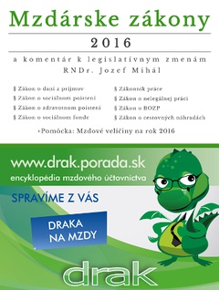 obálka: Mzdárske zákony 2016