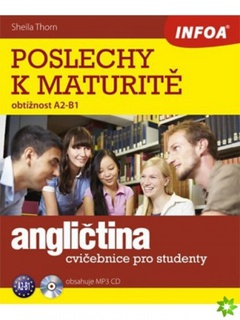 obálka: Angličtina - Poslechy k maturitě (obtížnost A2-B1) + MP3