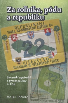 obálka:  Za roľníka, pôdu a republiku 