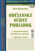 obálka: OBČIANSKY SÚDNY PORIADOK 2012 NOVELIZOVANÝ