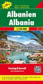 obálka: Albánsko 1:150 000 automapa