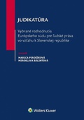 obálka: Judikatúra Vybrané rozhodnutia ESĽP vo vzťahu k Slovenskej republike