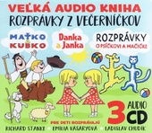 obálka: 3CD-Večerníčky-Danka a Janka, Maťko a Kubko, Psíček a Mačička.