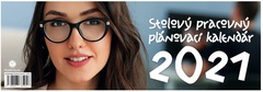 obálka: Stolový pracovný plánovací kalendár 2021