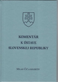 obálka: Komentár k ústave Slovenskej Republiky