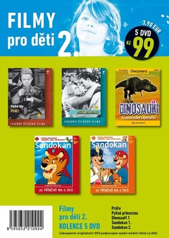 obálka: Filmy pro děti 2. - 5 DVD pošetka