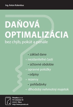 obálka: Daňová optimalizácia bez chýb, pokút a penále