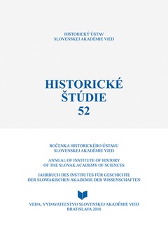 obálka: Historické štúdie 52