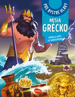 obálka: Misia Grécko – pátraj a lúšti so samolepkami