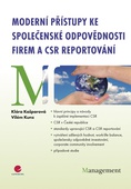 obálka: Moderní přístupy ke společenské odpovědnosti firem a CSR reportování