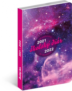obálka: Školský diár 2021/2022 - Galaxy