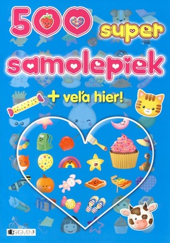 obálka: 500 super samolepiek – modrá